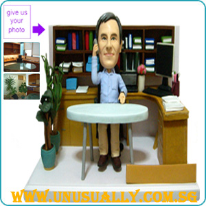Personalized 3D Office Theme Figurine - Best Gift For Bosses